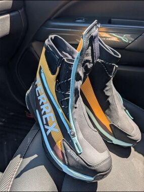 adidas TERREX Black and Yellow Waterproof Rain & Snow Boots